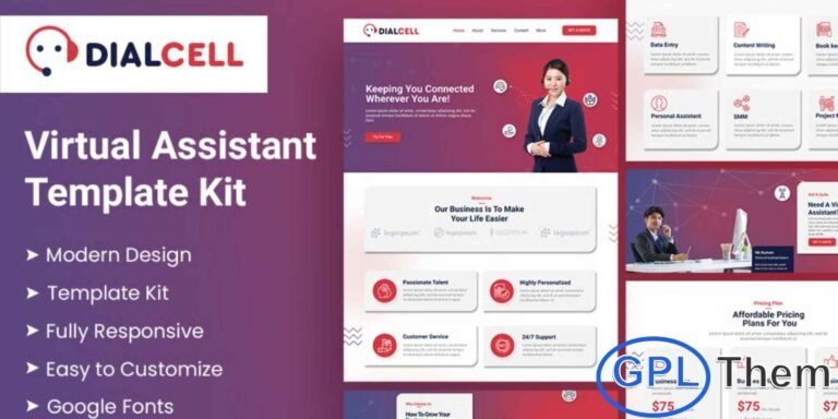 DialCell – Call Center Services & Telemarketing Elementor Template Kit DialCell is a modern and professional Elementor Template Kit designed specifically for call centers, telemarketing services, customer support, and business communication websites. This kit provides all the essential tools to help you create a fully functional and visually engaging website without any coding required.