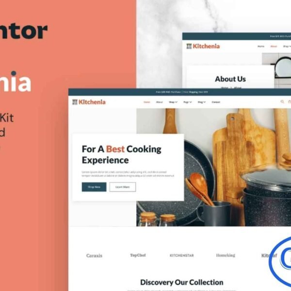 Kitchenia – Kitchenware & Cooking Utensils Store Elementor Template Kit Kitchenia is a sleek and modern Elementor Template Kit designed for kitchenware, cookware, and home appliance stores. This template kit helps you create a professional and visually appealing WordPress website effortlessly, with no coding required. It features clean layouts, elegant product showcases, and a fully responsive design that looks stunning on all devices.