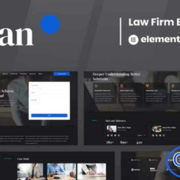 Kawan – Law Firm Elementor Template Kit Kawan is a professional and modern Elementor Template Kit crafted for law firms, attorneys, legal advisors, and corporate agencies. Designed with precision, it allows you to showcase your services, expertise, and achievements in a polished and credible way. This template kit is fully responsive, SEO-optimized, and built using the Elementor Page Builder for easy customization—no coding required.