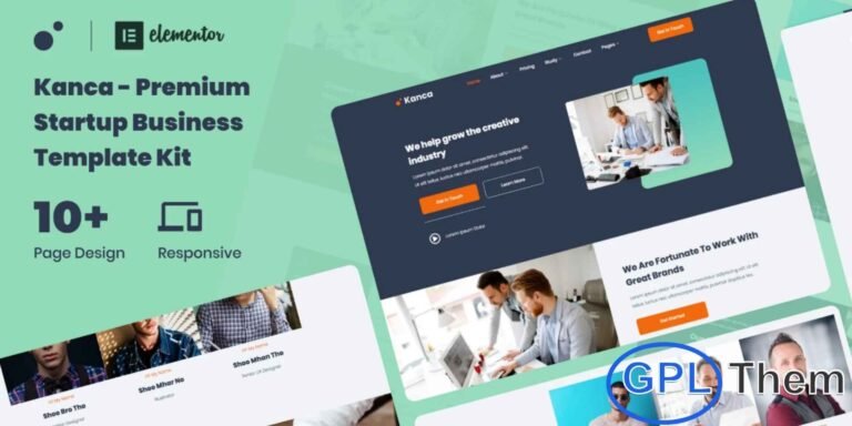 Kanca – Startup Business Consulting Elementor Template Kit Kanca is a modern and professional Elementor Template Kit designed for startup businesses, consulting agencies, and business consultants. Ideal for showcasing services, projects, and expertise, it offers a clean and flexible design that adapts seamlessly to any screen size. Fully responsive and easy to customize with Elementor, Kanca allows you to build a polished, professional website without any coding.