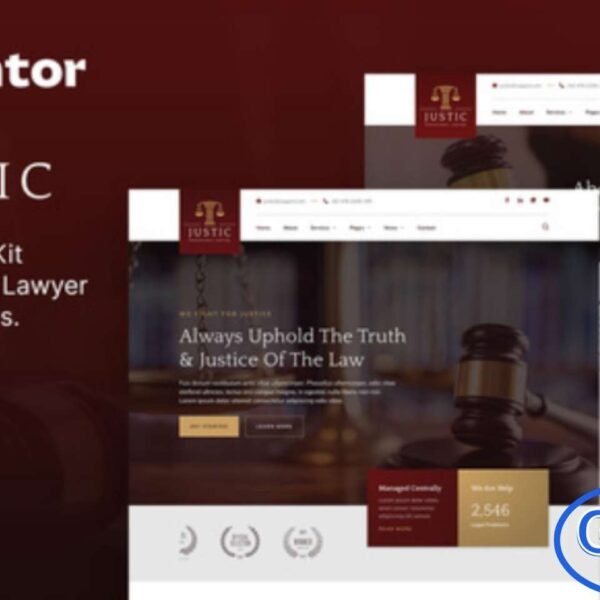 Justic – Law Firm & Legal Services Elementor Template Kit Justic is a clean, modern, and professional Elementor Template Kit designed for law firms, attorneys, lawyers, advocates, notary publics, legal consultants, and other legal service providers. This fully responsive kit features a retina-ready design and allows you to create a polished, professional website easily using Elementor’s drag-and-drop builder—no coding required.