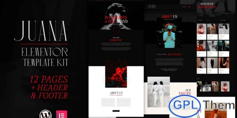 Juana – Fashion Store Elementor Template Kit Juana is a versatile and stylish Elementor Template Kit designed for businesses and entrepreneurs who want a visually striking layout for their WooCommerce online store. Perfect for fashion boutiques, jewelry shops, beauty salons, spas, theaters, cinemas, women’s magazines, fashion blogs, and more, this template provides a professional and modern design.