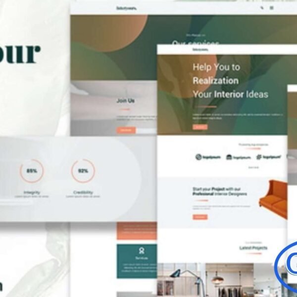 Interyours – Home Interior Design Elementor Template Kit Interyours is a modern and minimalist Elementor Template Kit designed for interior designers, home decor businesses, and design agencies. Featuring a fresh orange and green color scheme, this template kit offers a clean and stylish layout to showcase your projects, services, and portfolio. With over 20 pre-designed pages and a wide range of customizable components, Interyours makes it easy to build a professional interior design website with just a few clicks—no coding required.
