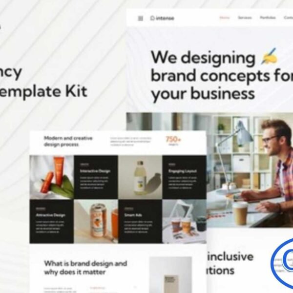 Intense – Creative Digital Agency Services Elementor Template Kit Intense is a modern and professional Elementor Template Kit designed for digital agencies, creative studios, and service-based businesses. Featuring a clean and sleek layout, this template kit allows you to showcase services such as web design, advertising, video production, branding, and social media marketing effectively.