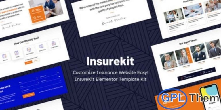InsureKit – Insurance Elementor Template Kit InsureKit is a modern and professional Elementor Template Kit designed for insurance agencies, brokers, and financial service providers. Featuring a clean, classy design and built-in financial functionalities, this template kit allows you to showcase insurance plans, services, and client solutions effectively. With InsureKit, you can create a fully responsive, visually appealing website that promotes your business and builds trust with clients—without any coding knowledge.
