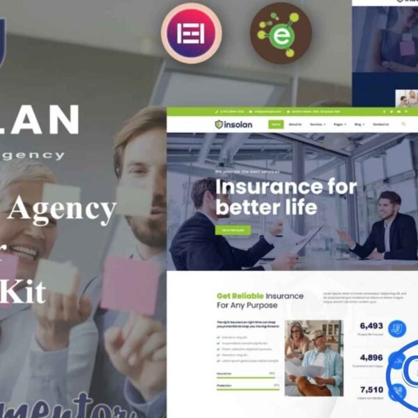 Insolan – Insurance Agency Elementor Template Kit Insolan is a professional Elementor Template Kit designed for insurance agencies, financial advisors, consulting firms, and law or tax service providers. Ideal for both individual and corporate clients, this template kit allows you to showcase insurance plans, financial services, and advisory solutions in a clean and modern layout.