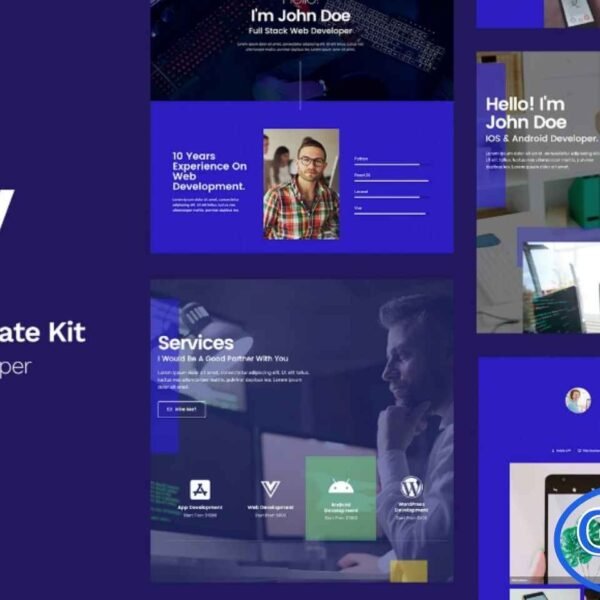 Indev – Portfolio Elementor Template Kit for Developers Indev is a modern and professional Elementor Template Kit designed for developers and tech professionals to showcase their work and projects. Featuring 10 ready-to-use page templates compatible with Elementor and Elementor Pro, this kit provides a clean and developer-focused design to present portfolios, skills, and services effectively.