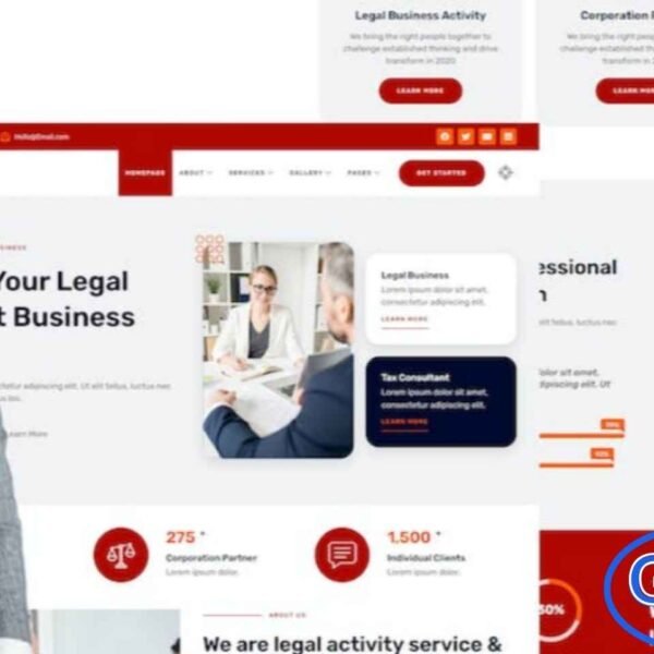 Ijin – Legal Business & Tax Consultant Services Elementor Template Kit Ijin is a professional and modern Elementor Template Kit designed for legal firms, tax consultants, accounting agencies, and financial advisory services. Featuring a clean and versatile design, this template kit allows you to showcase services, expertise, case studies, and client testimonials effectively.