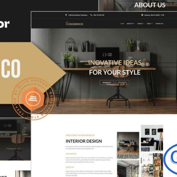 Housedeco – Interior Design Elementor Template Kit Housedeco is a modern and elegant Elementor Template Kit designed for interior designers, decorators, and design studios. Perfect for showcasing portfolios, completed projects, and services, this kit helps create a professional online presence for your business.