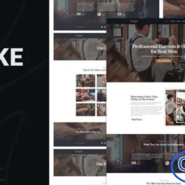 Pangke – Barbershop Elementor Template Kit Pangke is a sleek and modern Elementor Template Kit designed specifically for barbershops, hair salons, and grooming services. Featuring a stylish layout, smooth color palette, and professional design, Pangke makes it easy to create a visually appealing website that attracts customers.