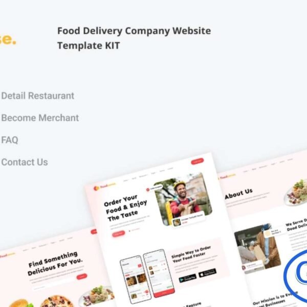 FoodSense – Food Delivery Elementor Template Kit FoodSense is a modern and high-quality Elementor Template Kit designed to create stunning WordPress websites for mobile app landing pages—especially On-Demand Food and Grocery Delivery Apps. With its clean, responsive, and user-focused layout, this kit helps you present your delivery app’s features, benefits, and services in a professional way.