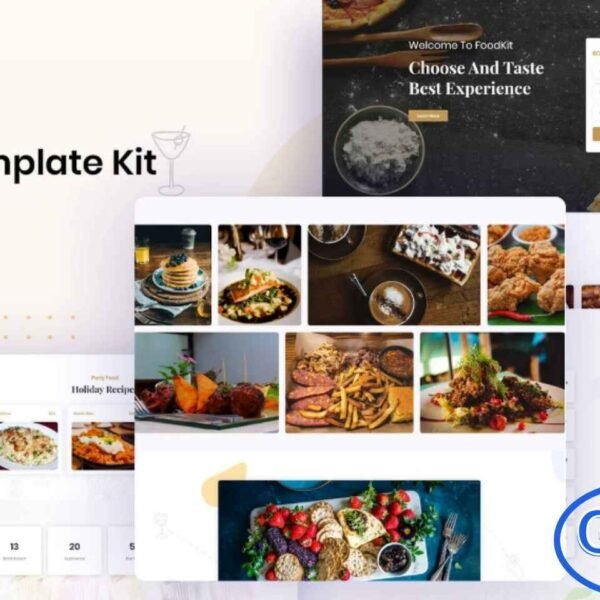 FoodKit – Restaurant Template Kit FoodKit is a versatile and modern Elementor Template Kit designed for food industry businesses, including restaurants, bakeries, cafes, bars, and catering services. With a fully responsive design, this kit ensures your website looks stunning on all major devices.