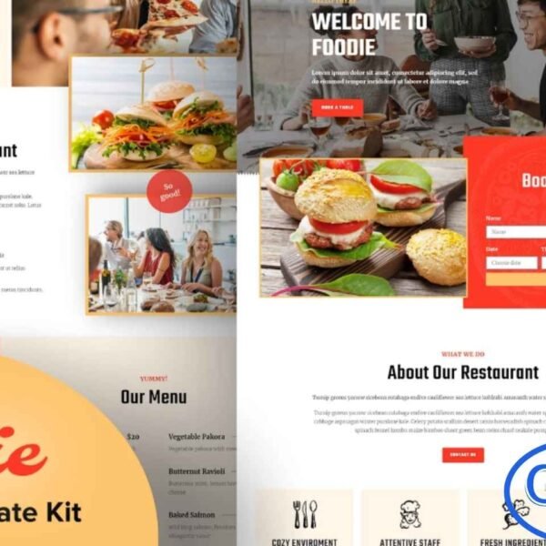 Foodie – Fast Food Elementor Template Kit Foodie is a modern and user-friendly Fast Food Elementor Template Kit designed to help you quickly build a stylish and functional website for your restaurant, cafe, or takeaway business. With a fully responsive layout, this kit ensures your site looks perfect on desktops, tablets, and mobile devices.