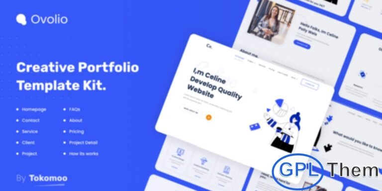 Ovolio – Creative Agency Elementor Pro Template Kit Ovolio is a sleek and modern Elementor Pro Template Kit designed for creative professionals, including photographers, designers, and agencies. This template kit offers fully responsive layouts, ready-to-use pages, and elegant design elements, making it easy to create a visually stunning portfolio or creative agency website.