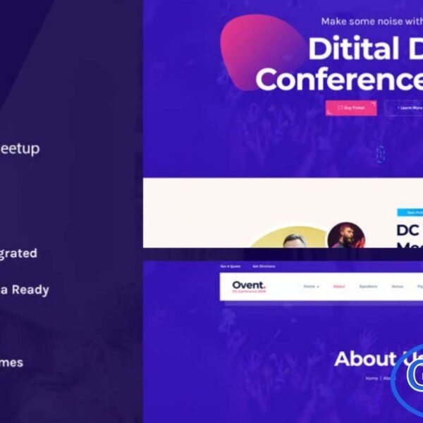 Ovent – Event, Conference & Meetup Elementor Template Kit Ovent is a modern Elementor Template Kit crafted for building professional websites for events, conferences, meetups, and workshops. Optimized for the free Hello Elementor theme, this template kit offers full responsiveness, seamless customization, and compatibility with all major browsers and devices.