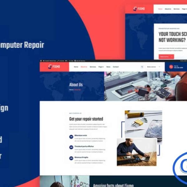 Fixmo – Smartphone, Tablet & Computer Repair Template Kit Fixmo is a professional and user-friendly Elementor Template Kit created specifically for smartphone, tablet, and computer repair service websites. Built with clean layouts and modern styling, this kit helps businesses showcase their repair services, pricing, and expertise in a clear and engaging way.