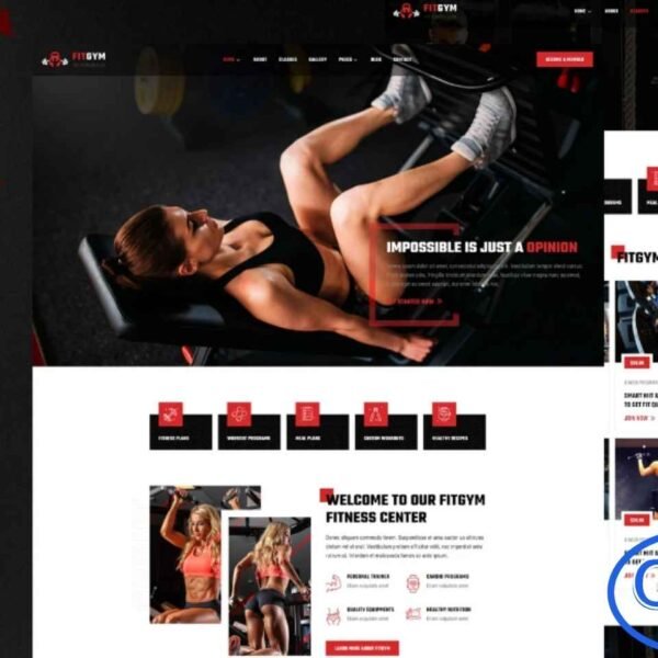 FitGym – Fitness & Gym Elementor Template Kit FitGym is a modern, colorful, and dynamic Elementor Template Kit designed for personal fitness trainers and sports instructors. With its vibrant design and 24+ ready-made sections, you can effortlessly build professional websites for powerlifters, boxers, CrossFit coaches, fitness studios, training centers, gyms, and wellness clubs.
