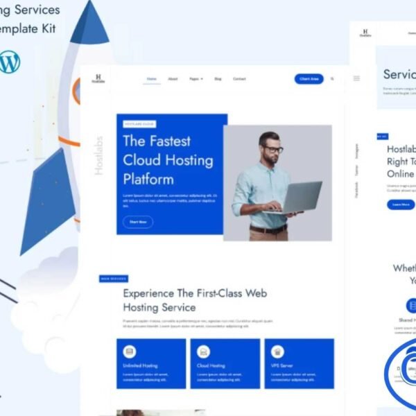 Hostlabs – Cloud Hosting Services Elementor Template Kit Hostlabs is a modern and professional Elementor Template Kit designed for cloud hosting providers, web hosting companies, and tech businesses. Featuring over 10 pre-built templates with elegant and contemporary designs, Hostlabs makes it easy to showcase hosting plans, services, pricing, and client testimonials effectively.