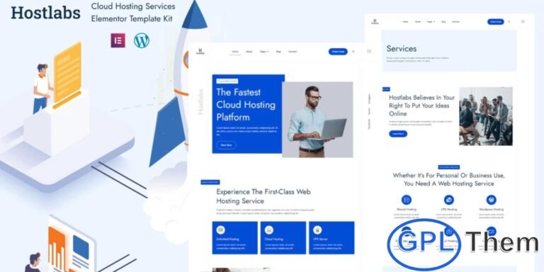 Hostlabs – Cloud Hosting Services Elementor Template Kit Hostlabs is a modern and professional Elementor Template Kit designed for cloud hosting providers, web hosting companies, and tech businesses. Featuring over 10 pre-built templates with elegant and contemporary designs, Hostlabs makes it easy to showcase hosting plans, services, pricing, and client testimonials effectively.
