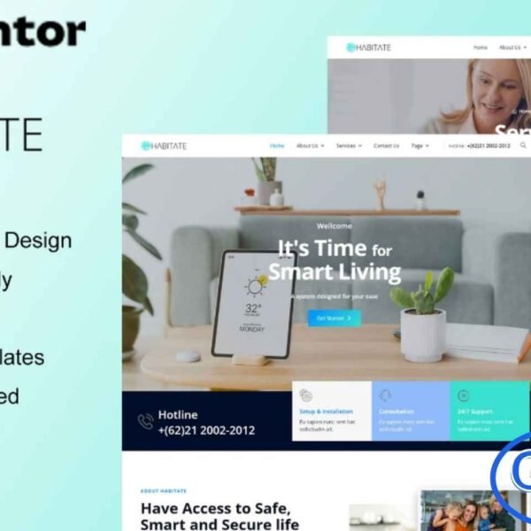 Habitate – Smart Home Services Elementor Template Kit Habitate is a modern and stylish Elementor Template Kit designed specifically for smart home and technology service websites. With its clean, professional, and innovative layout, this kit is perfect for businesses offering home automation, IoT solutions, or tech installation services.