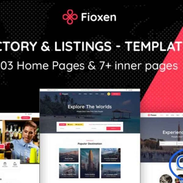 Fioxen – Travel Directory & Listings Elementor Template Kit Fioxen is a modern and flexible Travel Directory & Listings Elementor Template Kit designed to help you build a feature-rich travel, tourism, or local listing website with ease. Crafted for use with the Elementor Page Builder, this kit offers clean layouts and intuitive customization without the need for additional directory plugins.