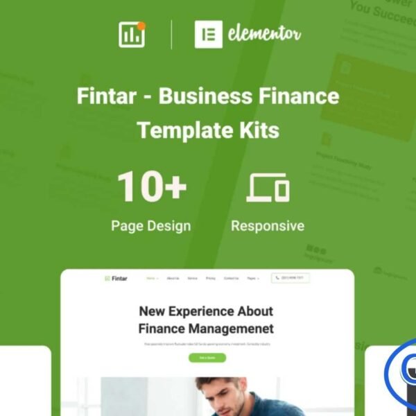 Fintar – Finance Management Elementor Template Kit Fintar is a clean and professional Elementor Template Kit designed for finance management, corporate services, and personal business portfolios. Built with pixel-perfect precision, this kit makes it easy to present your work, highlight your expertise, and showcase your services in a modern and trustworthy way.