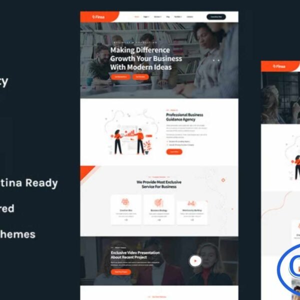 Finsa – Consulting & Agency Elementor Template Kit Finsa is a modern and professional Elementor Template Kit designed for agencies specializing in Web Design, Web Development, Digital Marketing, SEO Services, and a wide range of online business solutions. Built with the powerful Elementor page builder, this kit allows you to create a fully customized website without writing a single line of code.