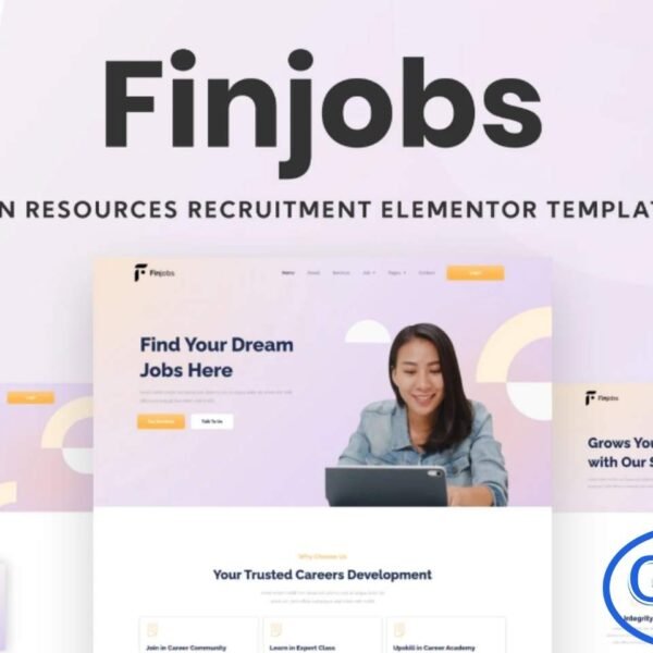 Finjobs – Human Resource Elementor Template Kit Finjobs is a clean, modern, and fully professional Elementor Template Kit crafted for Human Resource agencies, job finder platforms, recruitment websites, job marketplaces, and corporate hiring departments.