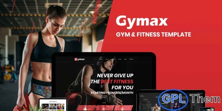 Gymax – Gym & Fitness Elementor Template Kit Gymax is a modern and dynamic Elementor Template Kit crafted for gyms, fitness centers, sports clubs, health clubs, and personal trainers. Designed with the latest UI and UX trends, Gymax combines sleek visuals with functional layouts to create an engaging fitness website.
