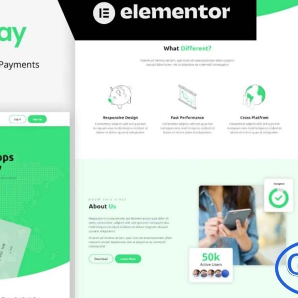 GumPay – Money Transfer & Online Payments Elementor Template Kit GumPay is a modern Elementor Template Kit crafted for online payment solutions, money transfer services, fintech startups, and banking-related businesses. Designed with a professional and responsive layout, GumPay allows you to present your services, security features, and financial solutions with clarity and trustworthiness.