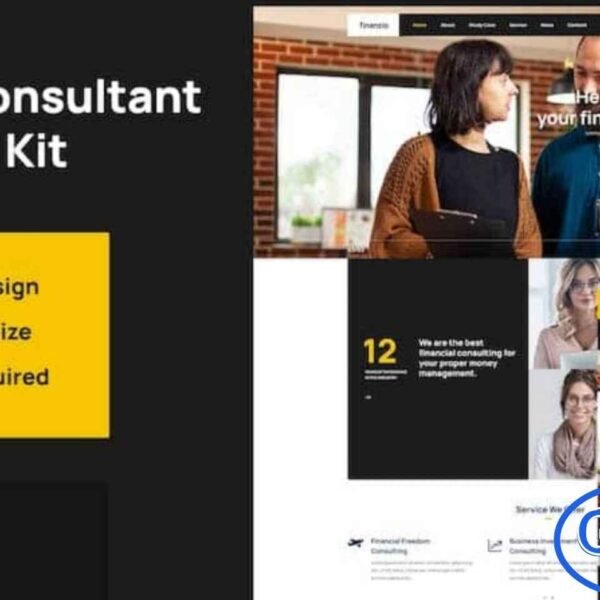 Finanzio – Financial Advisor Elementor Template Kit Finanzio is a modern and professionally designed Elementor Template Kit crafted specifically for financial advisors, business consultants, and corporate service providers. Optimized for both Elementor and the Hello Theme, this kit helps you elevate your business project with a clean, polished, and high-converting website design.