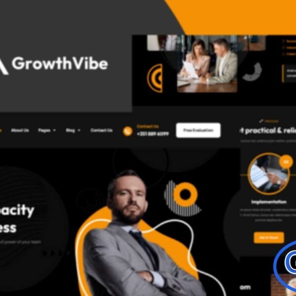 Growth Vibe – Business Consulting Elementor Template Kit Growth Vibe is a premium Business Consulting Elementor Template Kit designed for agencies, consultants, and corporate service providers looking to establish a strong online presence. Built with Elementor Pro and the latest Flexbox Container technology, it offers a sleek, modern design that is both functional and visually appealing.