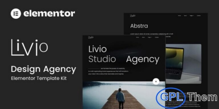 Livio – Design Agency Elementor Template Kit Livio is a modern and versatile Elementor Template Kit crafted for SaaS companies, creative studios, and virtual design agencies looking to build a professional online presence. Fully compatible with the free version of Elementor, this kit allows you to create stunning, high-performance websites without any extra cost.