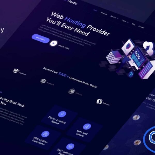 Hostic – Web Hosting Company Elementor Template Kit Hostic is a sleek and modern Elementor Template Kit designed for web hosting companies, VPS providers, dedicated hosting services, cloud hosting businesses, domain registration sites, SaaS platforms, and tech companies. Featuring a stylish dark UI, Hostic offers a professional and visually appealing design that highlights services, pricing plans, and company features.