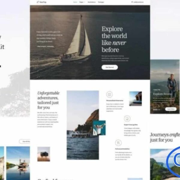 NextTrip – Travel Guide & Agency Elementor Template Kit NextTrip is a modern and visually captivating Elementor Template Kit designed for building professional Travel Guide and Travel Agency websites on WordPress. Ideal for travel agencies, tour operators, adventure clubs, holiday planners, and destination guides, this kit offers a clean yet creative dark-style design that enhances user engagement.