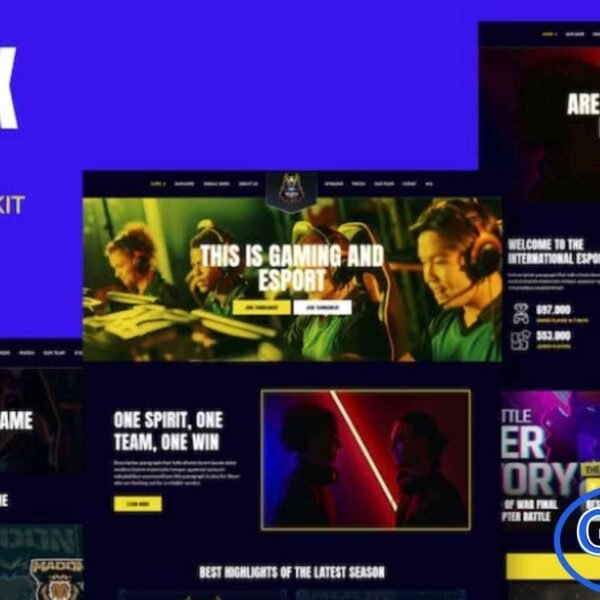 Nexmax – Esports & Gaming Elementor Template Kit Nexmax is a powerful and visually striking Elementor Template Kit designed for esports teams, gaming communities, online tournaments, and streaming-focused websites. Packed with dynamic layouts and modern gaming-inspired elements, this kit provides everything you need to build an impressive and immersive gaming website.