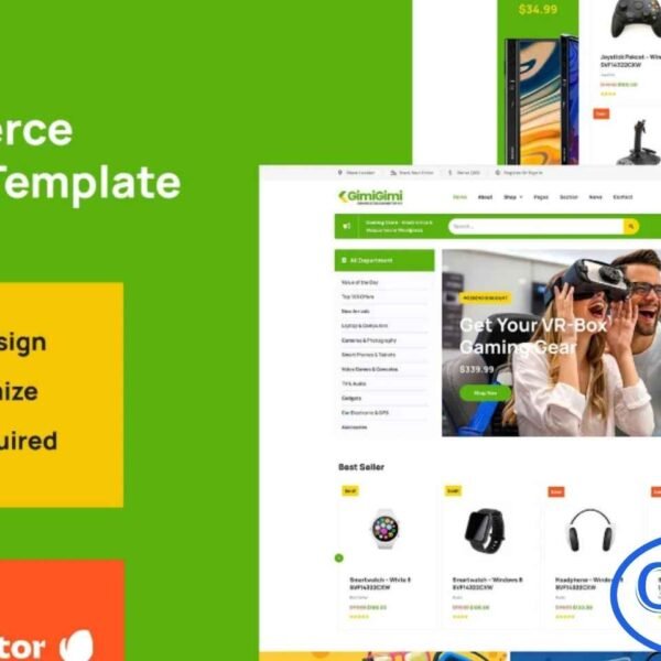 GimiGimi – WooCommerce Elementor Template Kit GimiGimi is a modern and fully responsive Elementor Template Kit designed for gaming stores and eCommerce businesses. Optimized for Elementor and the Hello Elementor theme, this kit provides a professional and visually appealing layout to help you showcase products and boost online sales.