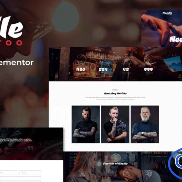 Needle – Tattoo Studio Elementor Template Kit Needle is a modern and stylish Elementor Template Kit crafted specifically for tattoo studios, body art professionals, and tattoo artists. With its bold yet clean design, this kit provides flexible layouts that are ideal for showcasing tattoo portfolios, artist profiles, and studio services.