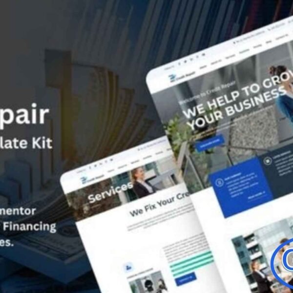 ND Credit Repair – Finance Company Elementor Template Kit ND Credit Repair is a modern and clean Elementor Template Kit designed specifically for finance companies, credit repair services, and business consulting firms. With its professional layout and user-friendly structure, this kit enables you to build a polished website in just a few minutes.