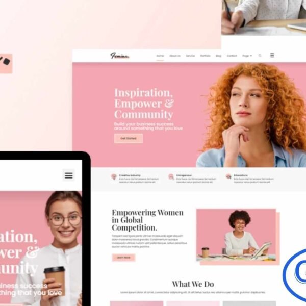 Femina – Feminine Business Elementor Template Kit Femina is a beautifully designed Elementor Template Kit crafted for creative businesses such as interior design studios, design agencies, digital product creators, and beauty service websites. Featuring 12+ professionally built templates, Femina blends feminine elegance with a modern, polished aesthetic to help you create a standout online presence.