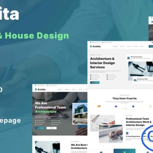 Archita – Architecture & Interior Design Elementor Template Kit Archita is a modern and stylish Elementor Template Kit designed specifically for architecture, interior design, and creative studio websites. Built for use with Elementor Pro, this kit offers clean, elegant layouts that are easy to customize and ideal for showcasing your projects with professionalism.