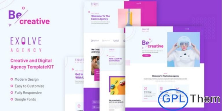 Exolve – Creative Portfolio Elementor Template Kit Exolve is a modern Creative Portfolio Elementor Template Kit designed for professionals who want to showcase their work with style and impact. In today’s fast-paced digital world, creative design plays a crucial role in building strong brand value and user trust.