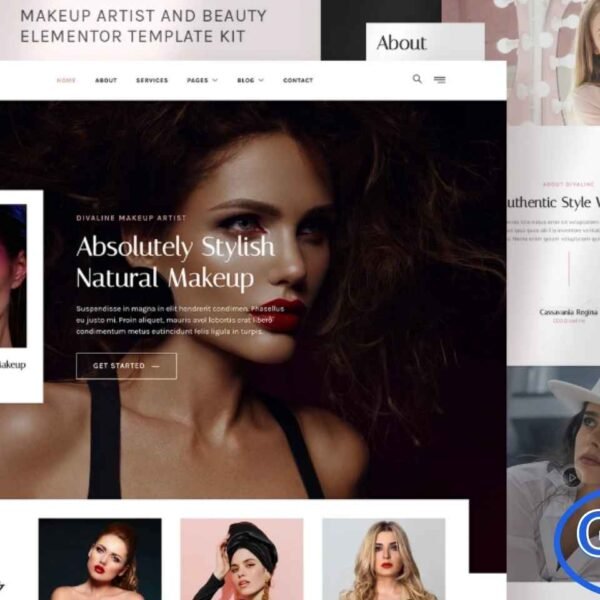 Divaline – Makeup Artist, Model & Beauty Elementor Template Kit Divaline is a stylish and elegant Elementor Template Kit crafted for makeup artists, beauty professionals, fashion influencers, cosmetic brands, and modeling portfolios. Its sleek modern design and visually captivating layouts help you create a stunning online presence with ease. Fully responsive and retina-ready, Divaline ensures your website looks flawless on any device.