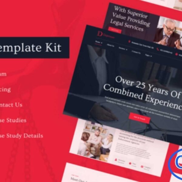 Deprouse – Law Firm & Lawyer Elementor Template Kit Deprouse is a modern and professionally crafted Elementor Template Kit designed for Law Firms, Legal Attorneys, Lawyers, and all types of legal service providers. Featuring a sleek and authoritative design, this kit offers a fully responsive and retina-ready layout that ensures your website looks exceptional on any device.