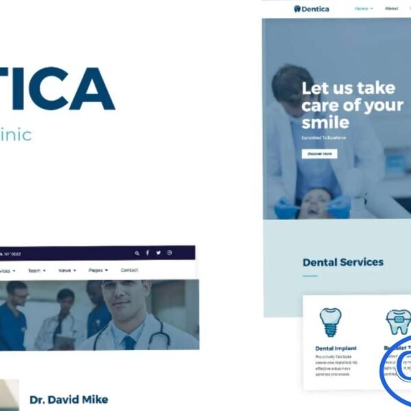 Dentica – Dental Clinic Elementor Template Kit Dentica is a modern and professionally designed Elementor Template Kit created specifically for dental clinics, dentists, and medical practices. With its clean and polished layout, this kit offers everything you need to build a trustworthy and engaging dental website. Fully responsive and mobile-ready, Dentica ensures a seamless browsing experience across all modern devices.
