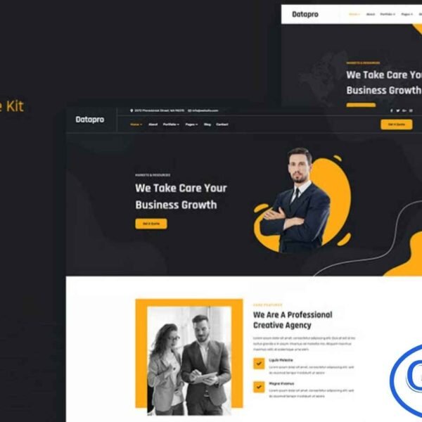 Datapro – Creative Agency Elementor Template Kit Datapro is a modern and versatile Elementor Template Kit designed for creative agencies, freelancers, and digital studios. With its clean, professional, and visually appealing design, Datapro helps you establish a strong online presence and showcase your services, portfolio, and projects effectively.