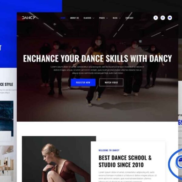 Dancy – Dance School & Studio Elementor Template Kit Dancy is a modern and fully responsive Elementor Template Kit designed for dance schools, studios, Zumba and fitness classes, ballet, yoga studios, and performing arts centers. With its clean, stylish, and visually engaging design, Dancy allows you to showcase classes, instructors, schedules, and events effectively.
