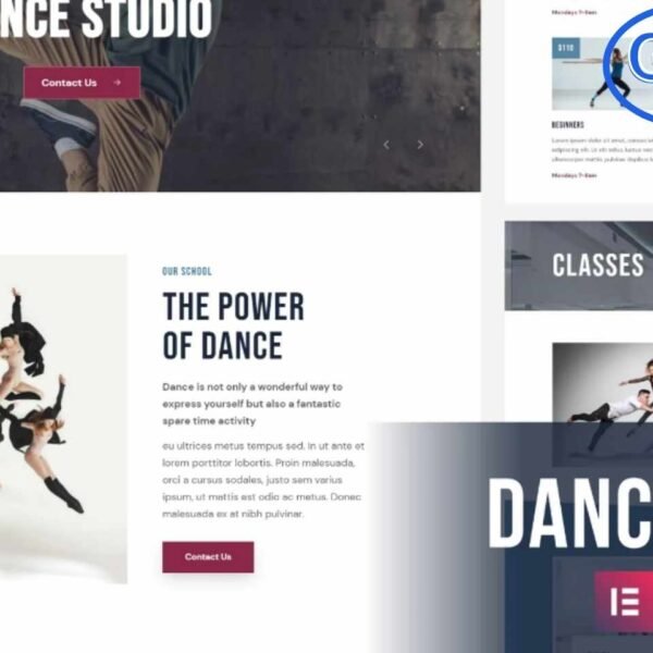 Dance Studio – Elementor Template Kit Dance Studio is a modern and fully responsive Elementor Template Kit designed for dance schools, studios, instructors, and performing arts centers. With 13 ready-made templates, this kit allows you to quickly build a professional dance-related website with ease.