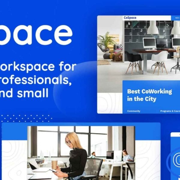 CoSpace Coworking – Modern Workspace Elementor Template Kit CoSpace Coworking is a modern Elementor Template Kit designed for coworking spaces, shared offices, and creative workspaces. This template allows you to build a stylish, professional website quickly and efficiently.