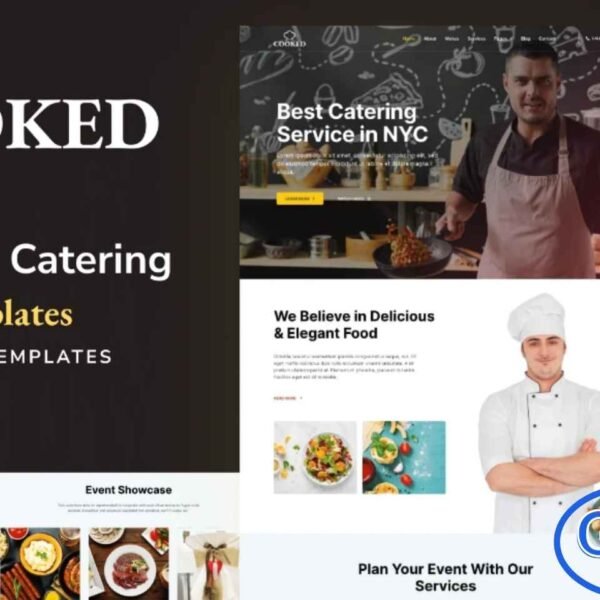 Cooked – Catering & Restaurant Elementor Template Kit Cooked – Catering & Restaurant Elementor Template Kit is the perfect solution for restaurants, catering services, cafes, and any food & beverage business. This versatile kit includes 16 ready-to-use page and section templates, making it easy to build a professional and visually appealing website quickly.